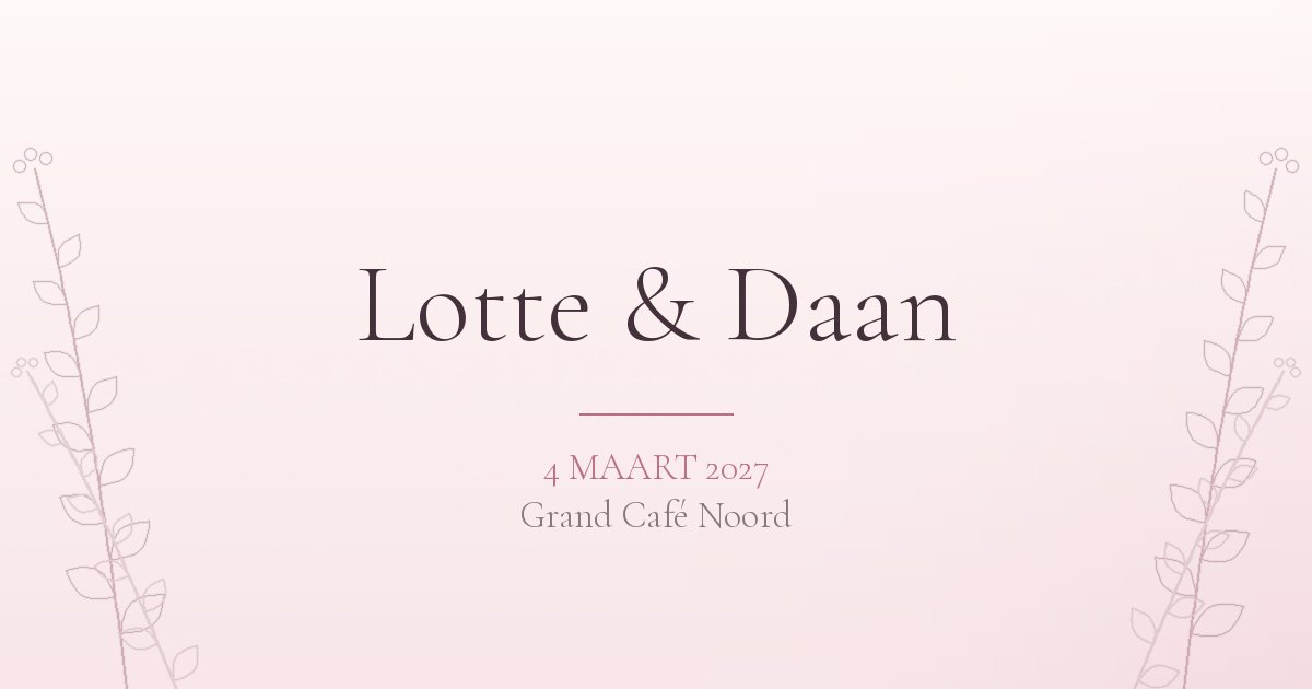 Birthday van Lotte & Daan
