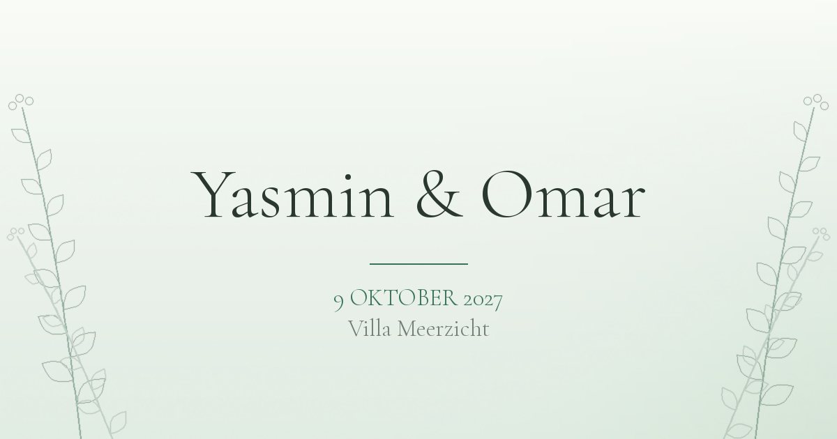 Nikkah van Yasmin & Omar